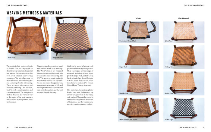The Woven Chair, Traditional and Modern Seat Weaving by Brandy Clements and Dave Klinger - Image 3