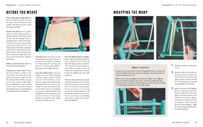The Woven Chair, Traditional and Modern Seat Weaving by Brandy Clements and Dave Klinger - Image 6